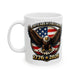 Patriotic Eagle Coffee Mug - 'Freedom 1776-2026' Ceramic Tea Cup (11oz)